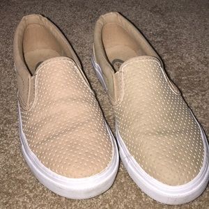 Tan Slip ons